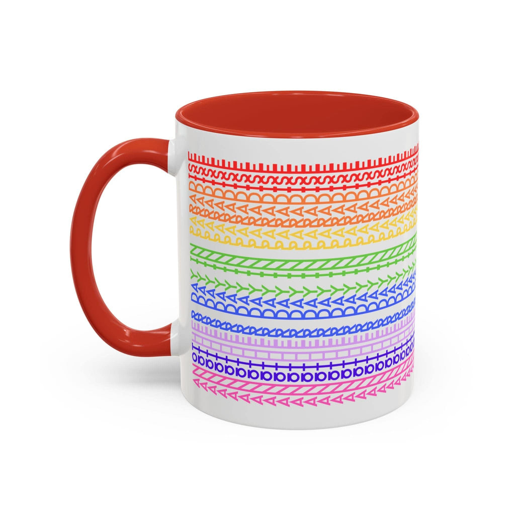 Printify Mug 11oz / Red Another Day In Paradise - Hidden Message Mug