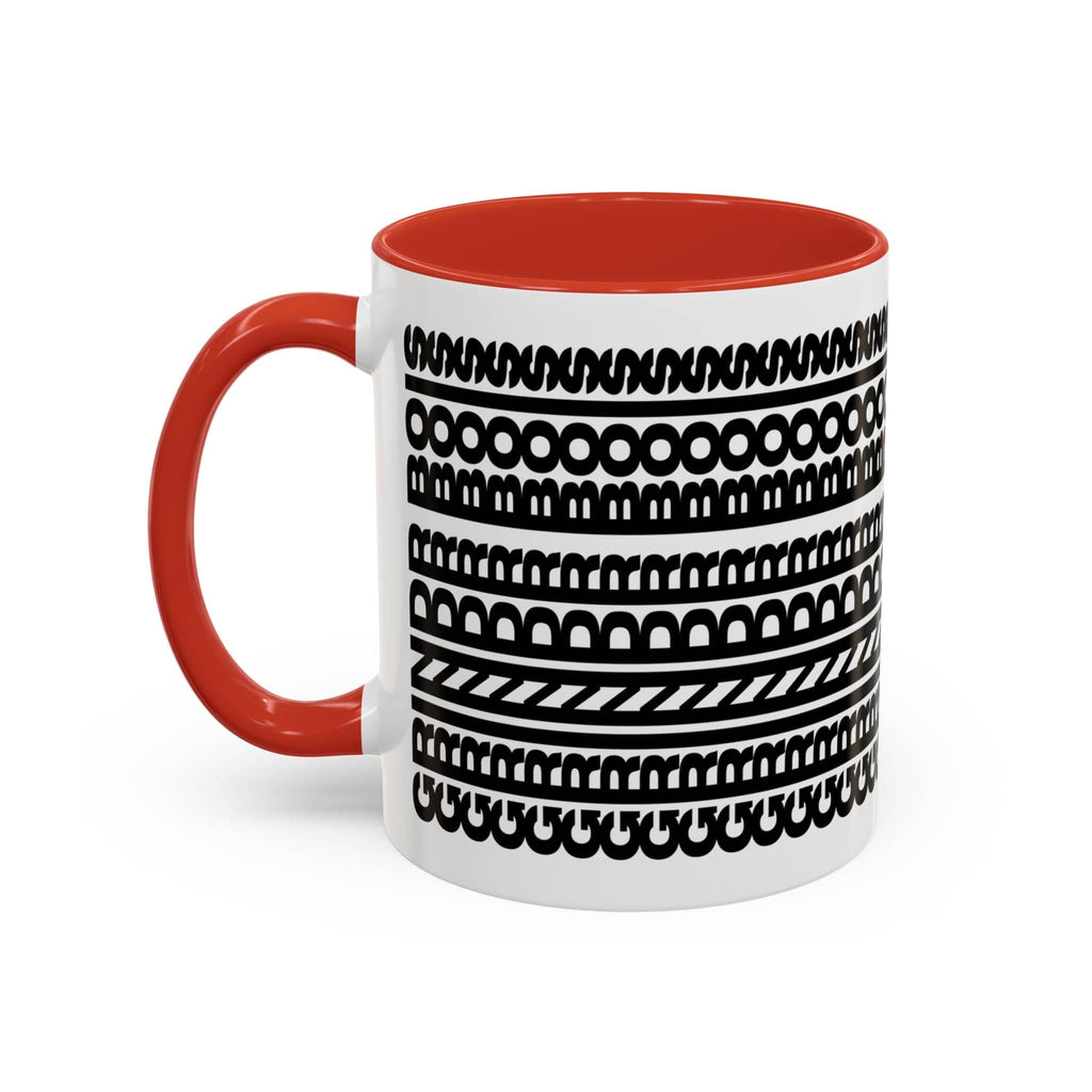 Printify Mug 11oz / Red GRINDER BOIS - Hidden Message