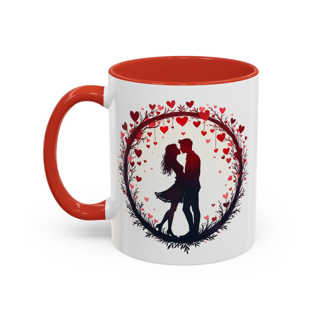 Printify Mug 11oz / Red Perfect Pair Mug Celebrate Unbreakable Love with This Ideal Couples Gift for Lovers and Partner Cherish Togetherness QR Quote Video Keepsake