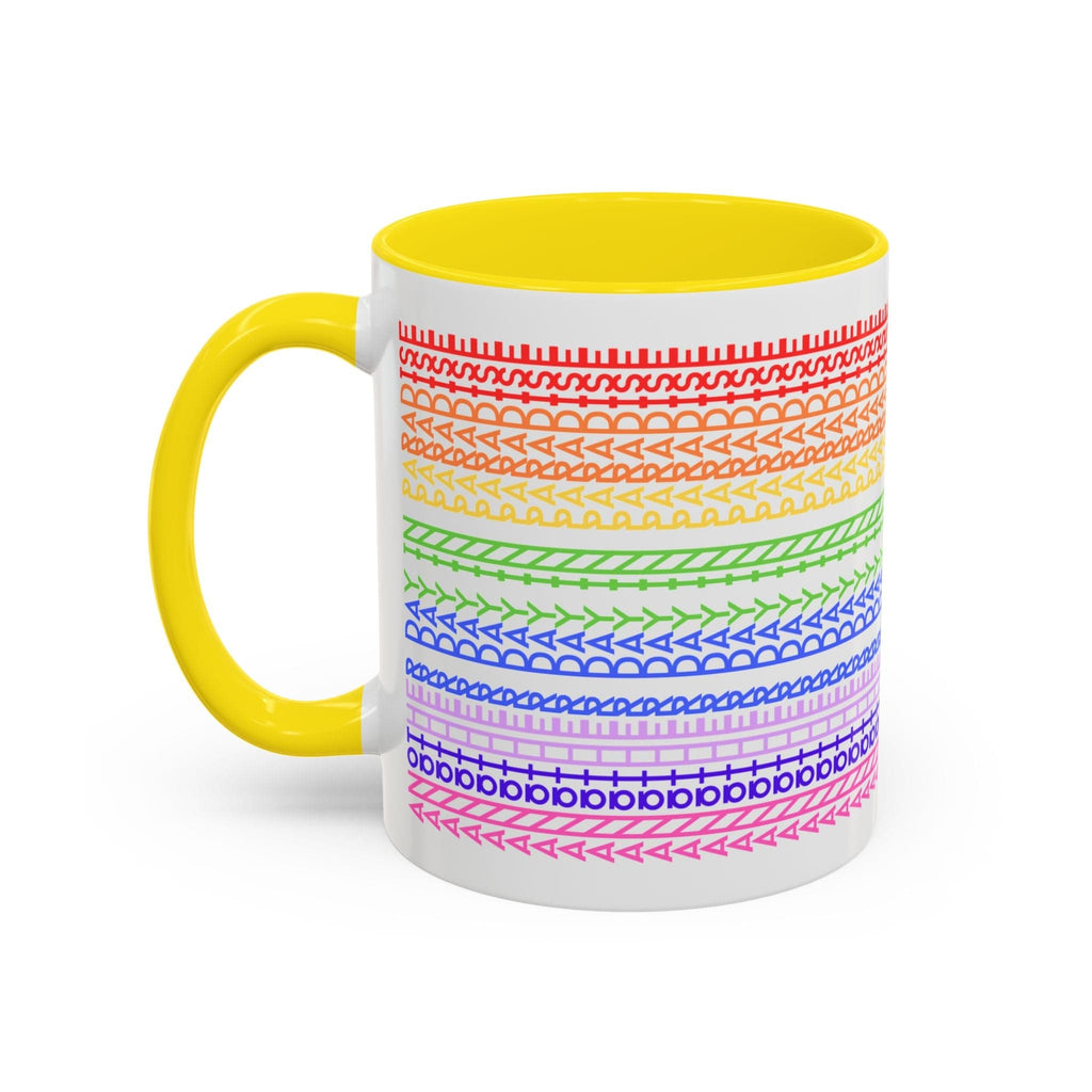 Printify Mug 11oz / Yellow Another Day In Paradise - Hidden Message Mug