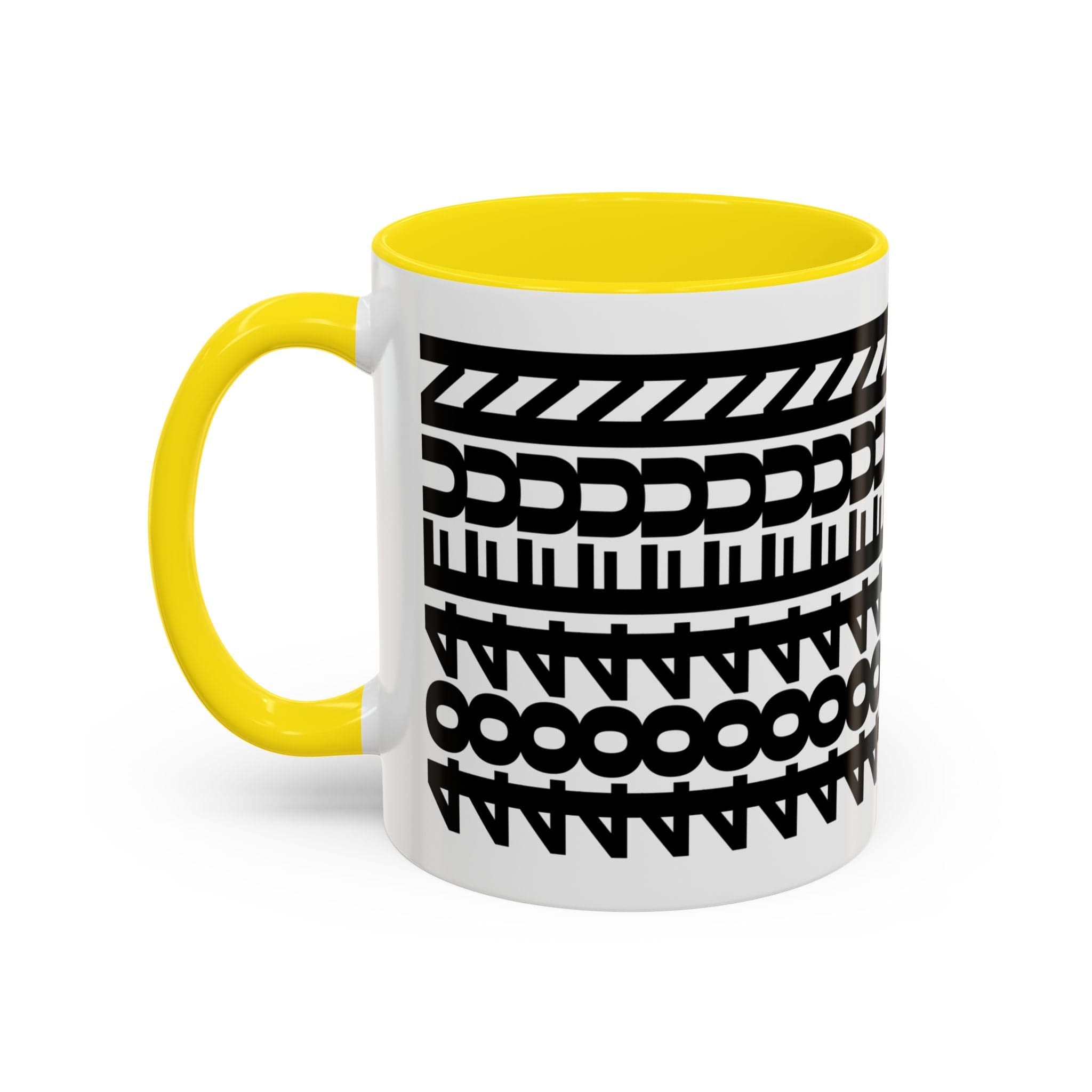 Printify Mug 11oz / Yellow Mug - 404FUN - Hidden Message