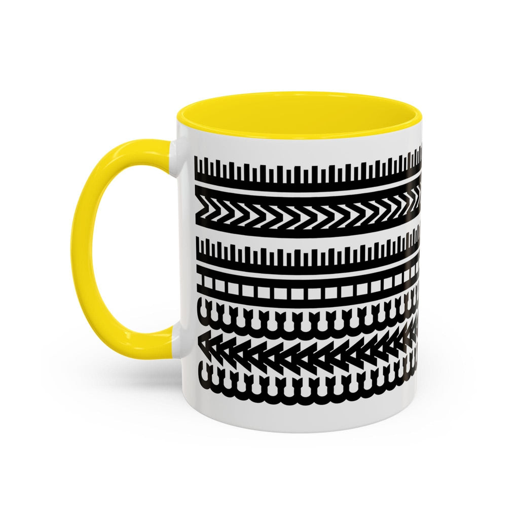 Printify Mug 11oz / Yellow Mug - CACHE ME - Hidden Message