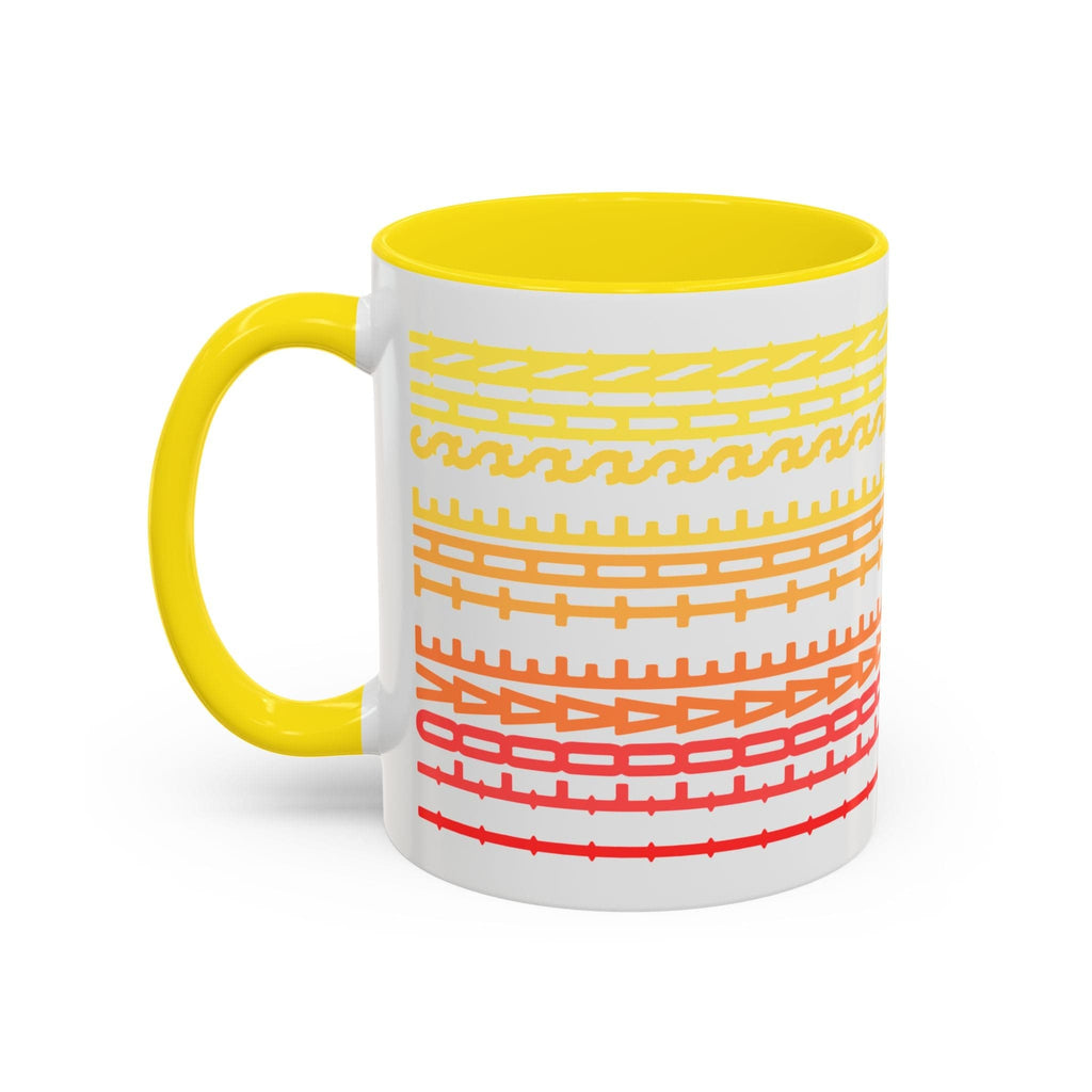 Printify Mug 11oz / Yellow Mug - I Love The Sun - Hidden Message