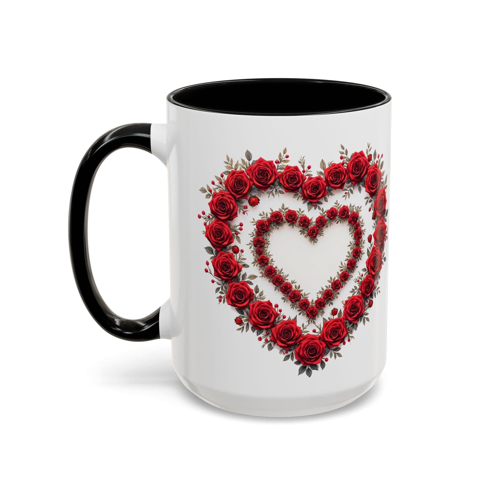 Printify Mug 15oz / Black Mug - Heartfelt Connection - Love & Romance QR Code Quote Video