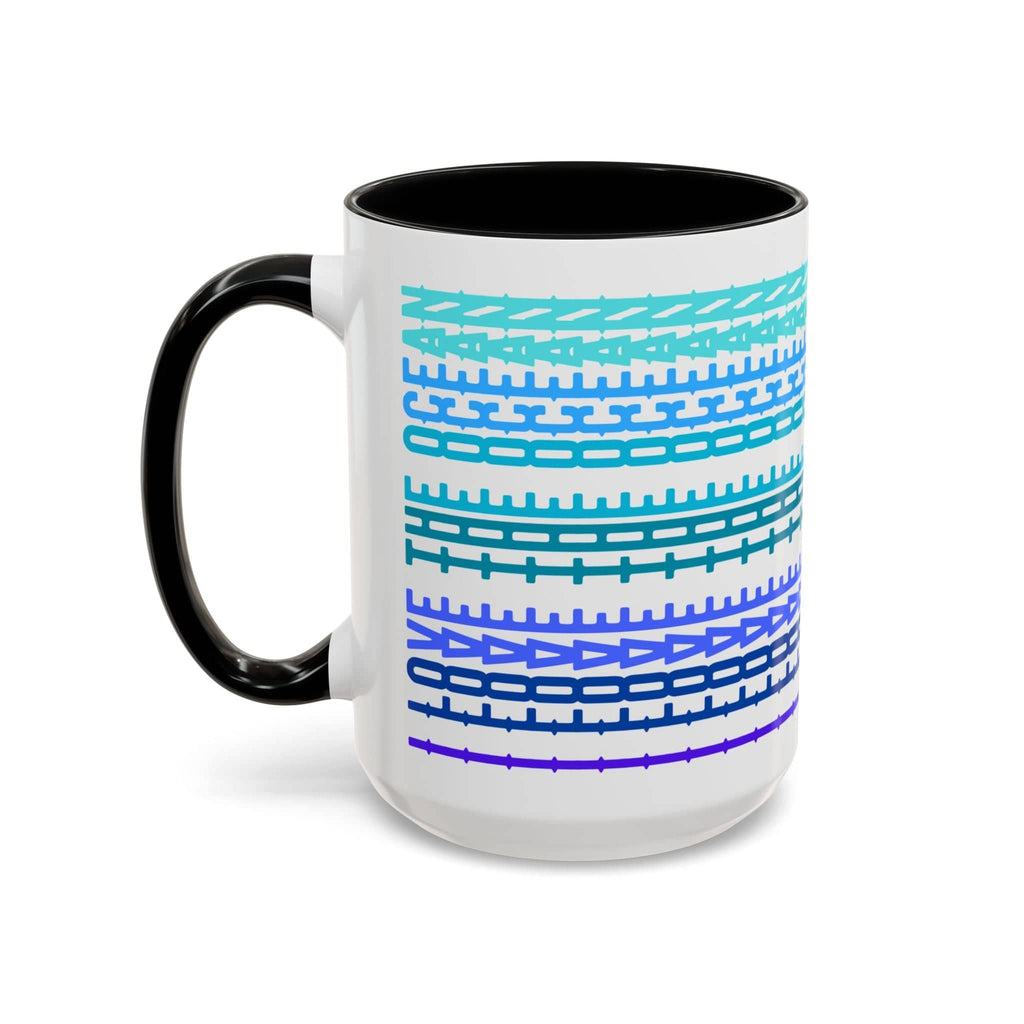 Printify Mug 15oz / Black Mug - I Love The Ocean - Hidden Message