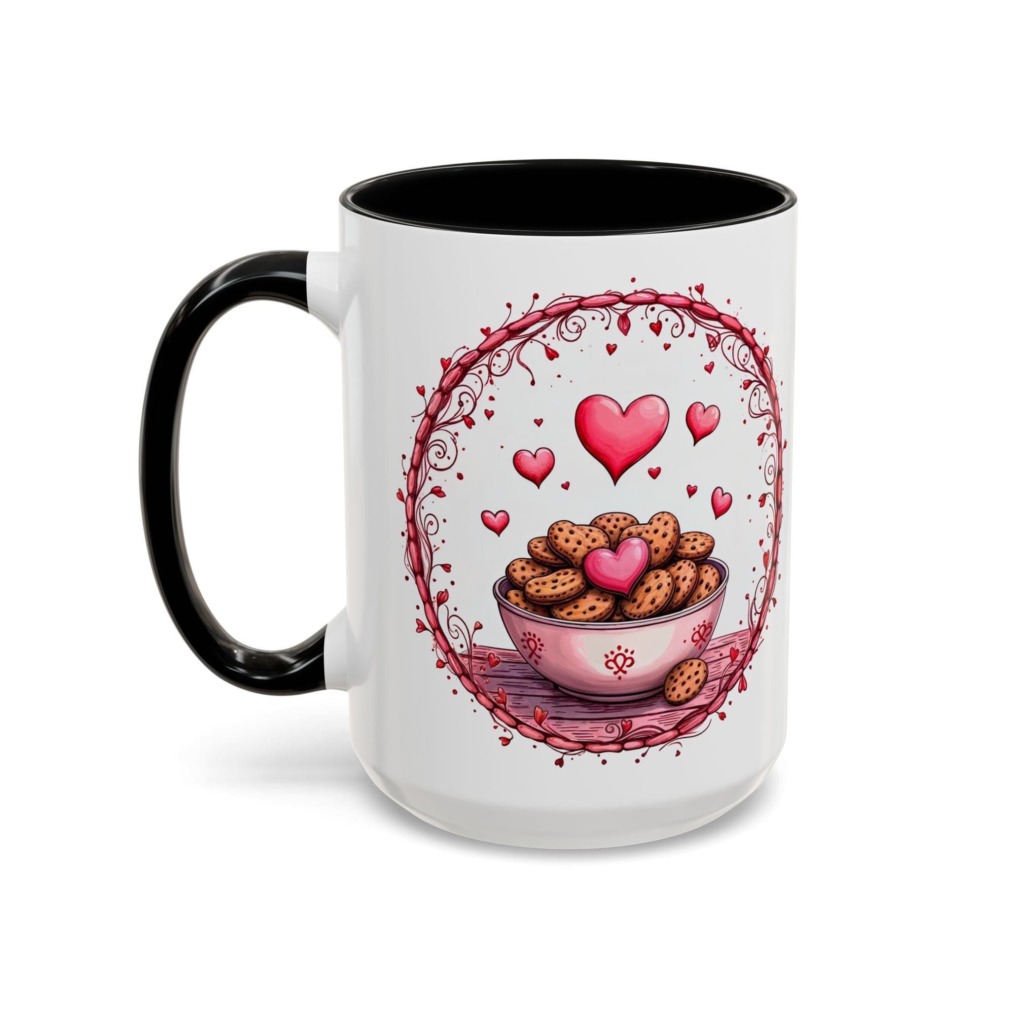 Printify Mug 15oz / Black Mug - Recipe for Love - Love & Fun Mug with QR Code Quote Video
