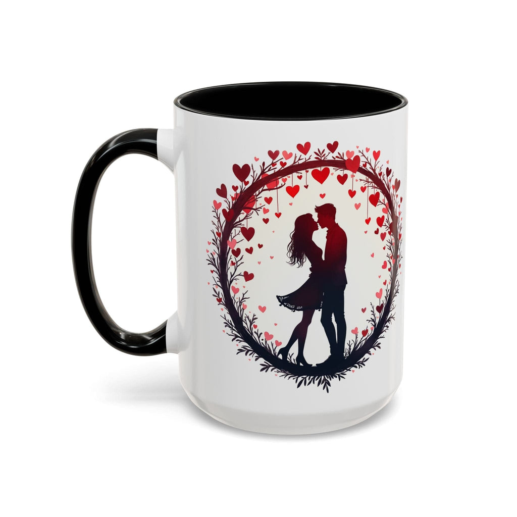 Printify Mug 15oz / Black Perfect Pair Mug Celebrate Unbreakable Love with This Ideal Couples Gift for Lovers and Partner Cherish Togetherness QR Quote Video Keepsake
