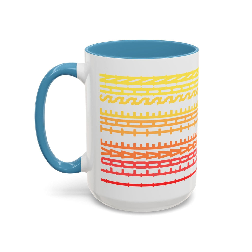 Printify Mug 15oz / Light Blue Mug - I Love The Sun - Hidden Message