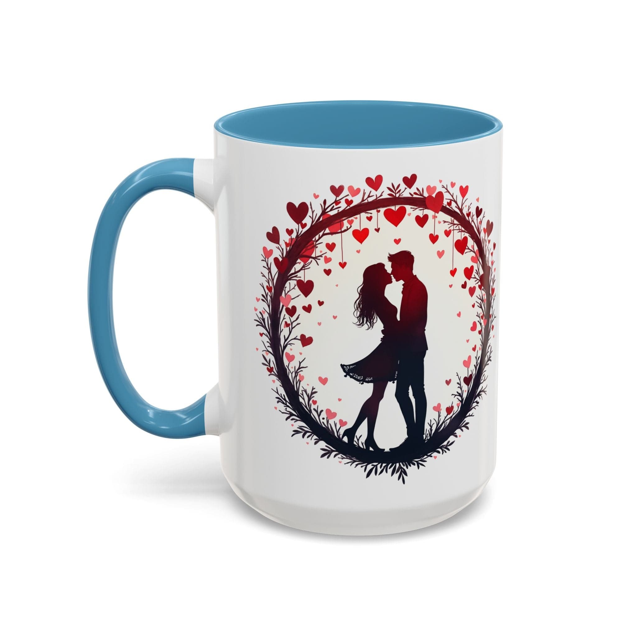 Printify Mug 15oz / Light Blue Perfect Pair Mug Celebrate Unbreakable Love with This Ideal Couples Gift for Lovers and Partner Cherish Togetherness QR Quote Video Keepsake