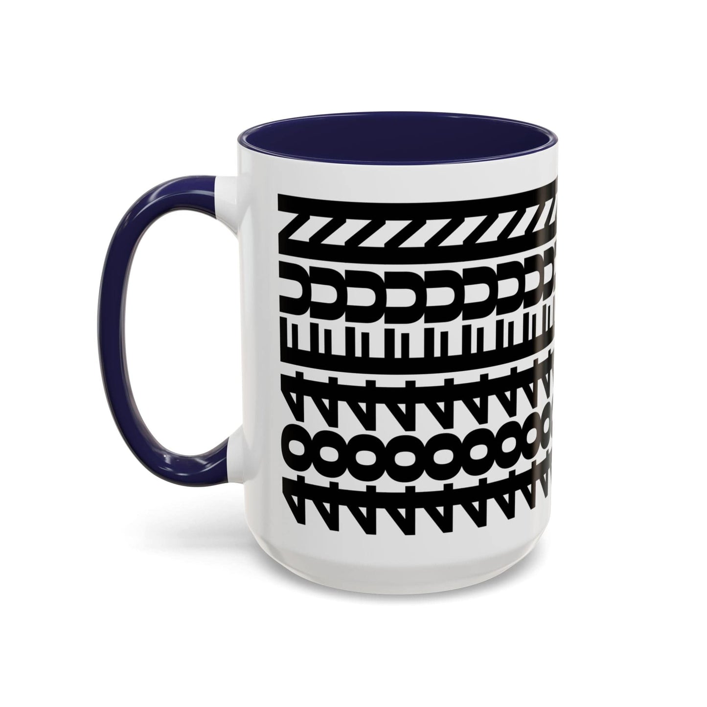 Printify Mug 15oz / Navy Mug - 404FUN - Hidden Message
