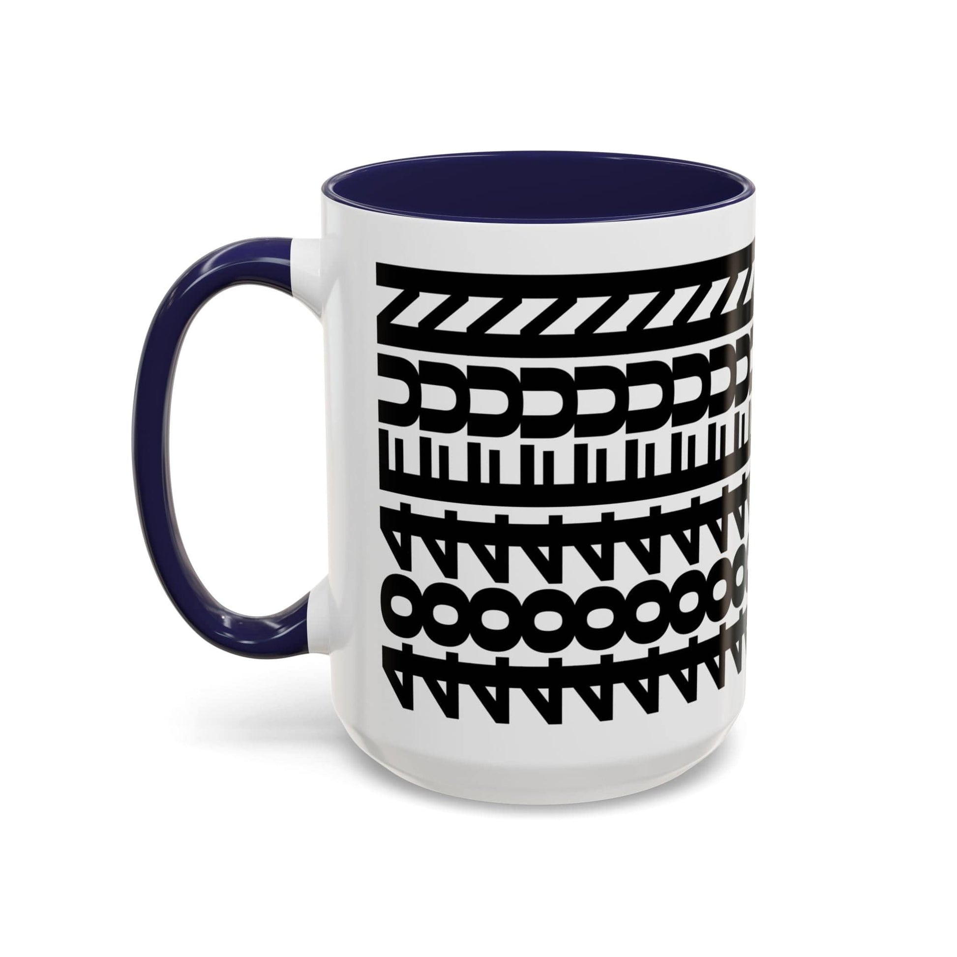 Printify Mug 15oz / Navy Mug - 404FUN - Hidden Message
