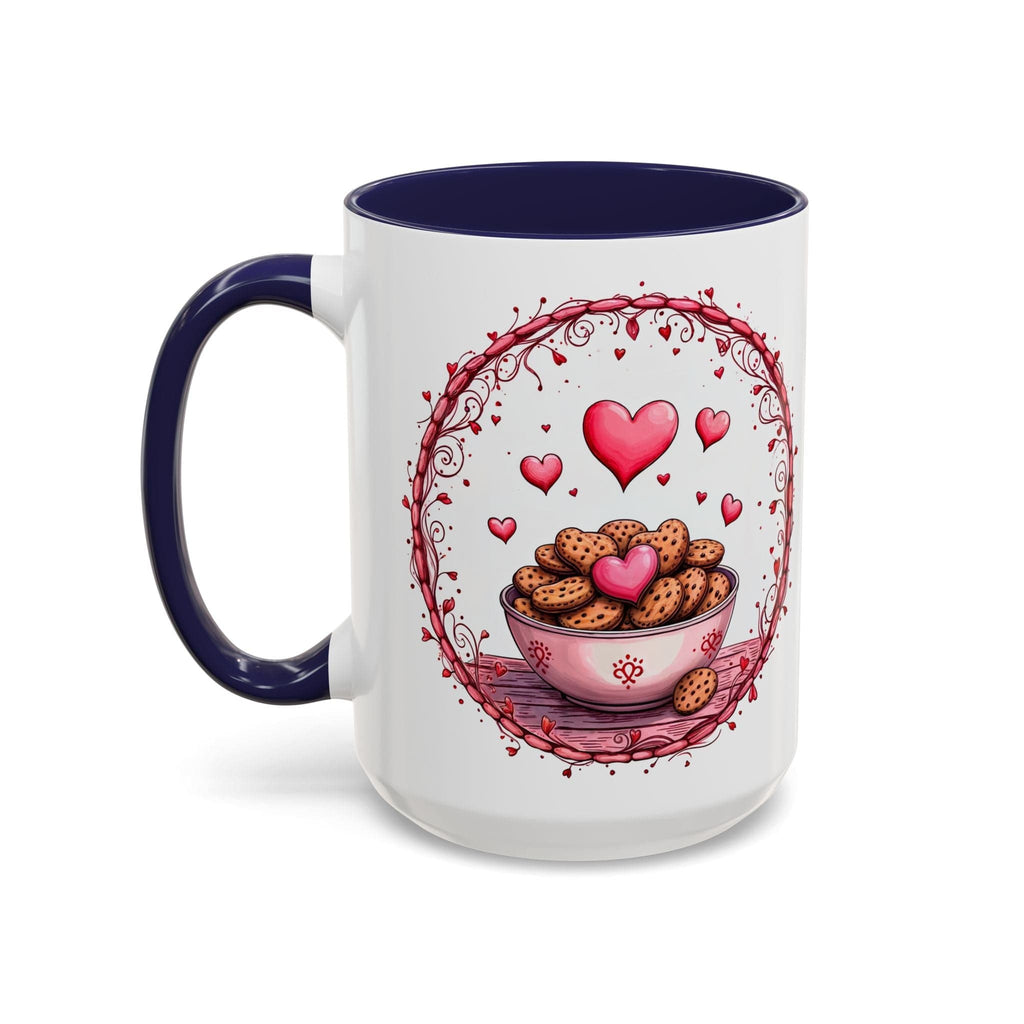 Printify Mug 15oz / Navy Mug - Recipe for Love - Love & Fun Mug with QR Code Quote Video