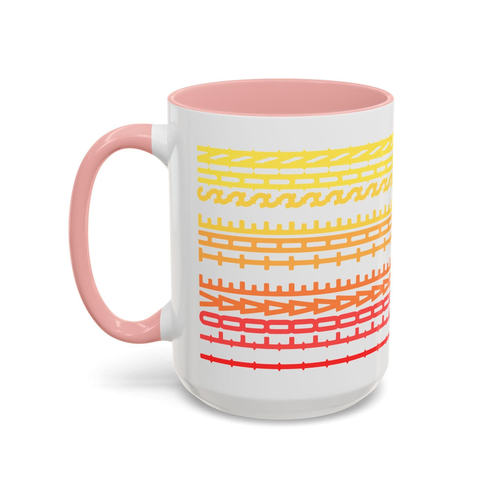 Printify Mug 15oz / Pink Mug - I Love The Sun - Hidden Message