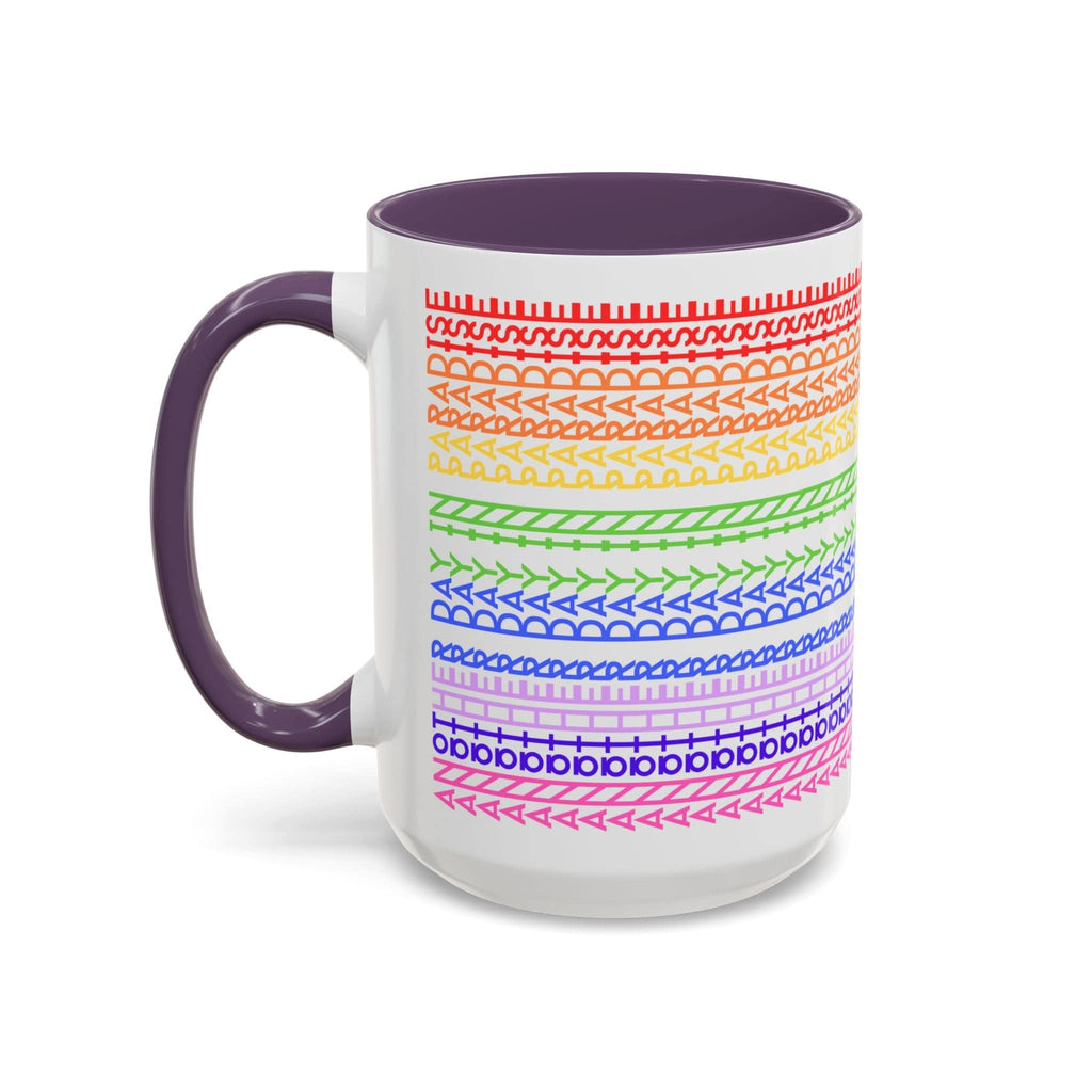 Printify Mug 15oz / Purple Another Day In Paradise - Hidden Message Mug