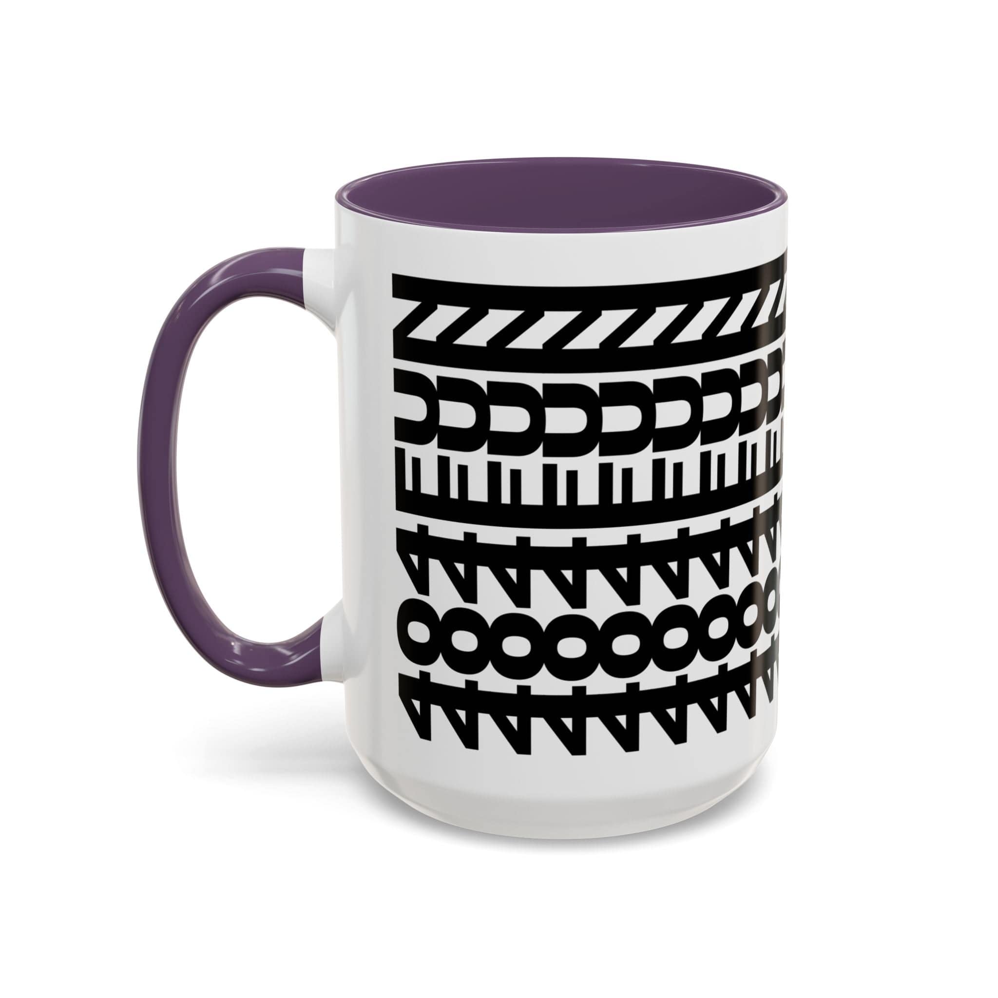 Printify Mug 15oz / Purple Mug - 404FUN - Hidden Message