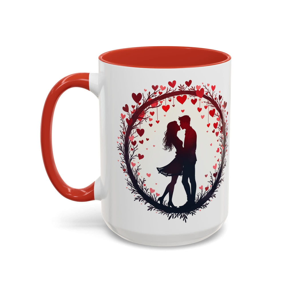 Printify Mug 15oz / Red Perfect Pair Mug Celebrate Unbreakable Love with This Ideal Couples Gift for Lovers and Partner Cherish Togetherness QR Quote Video Keepsake