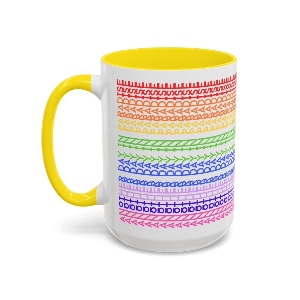 Printify Mug 15oz / Yellow Another Day In Paradise - Hidden Message Mug