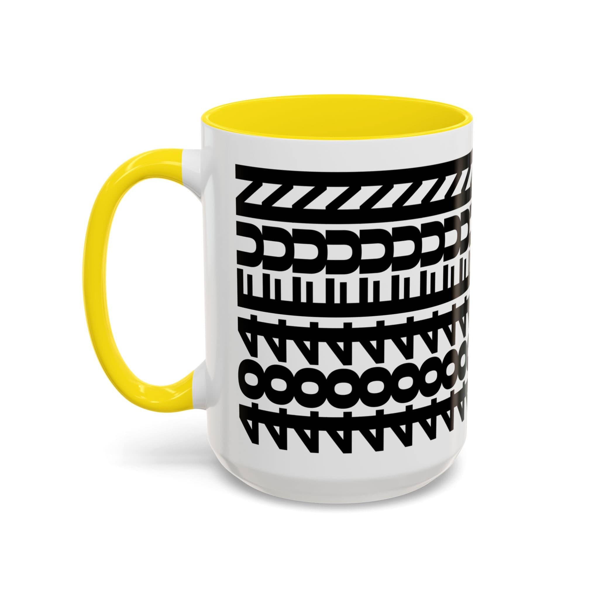 Printify Mug 15oz / Yellow Mug - 404FUN - Hidden Message