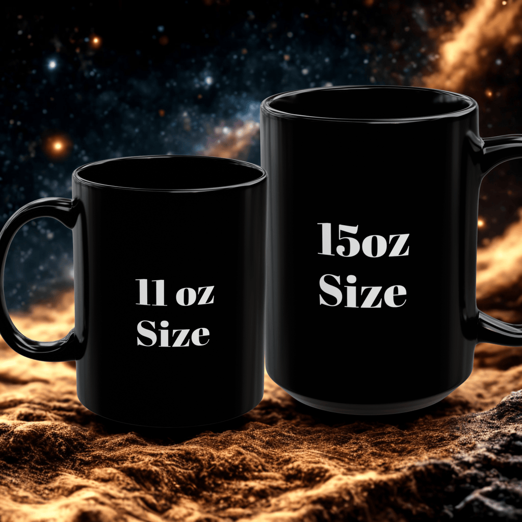 Printify Mug Cancer Zodiac Black Mug Nurturing Intuitive Coffee Cup, Astrology Gift, Family Connection, Home Decor