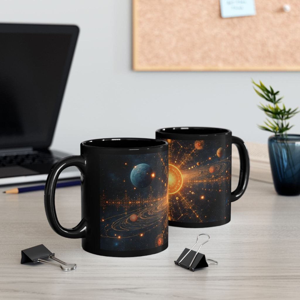 Printify Mug Cosmic Galaxy Mug: Celestial Space Art Coffee Cup for Science Lovers, Interstellar Drinkware Gift