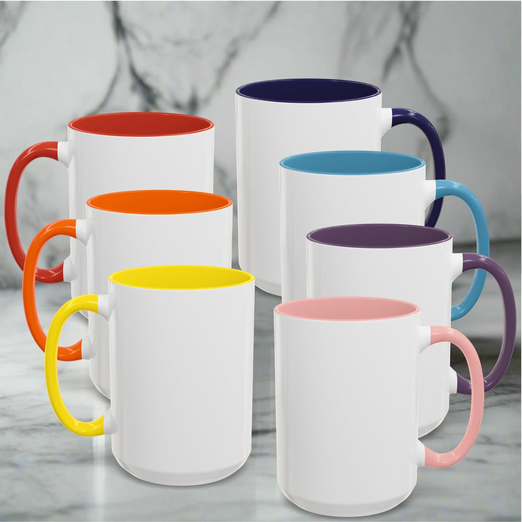 Printify Mug Mug - Donut Worry - Love & Fun Mug with QR Code Quote Video