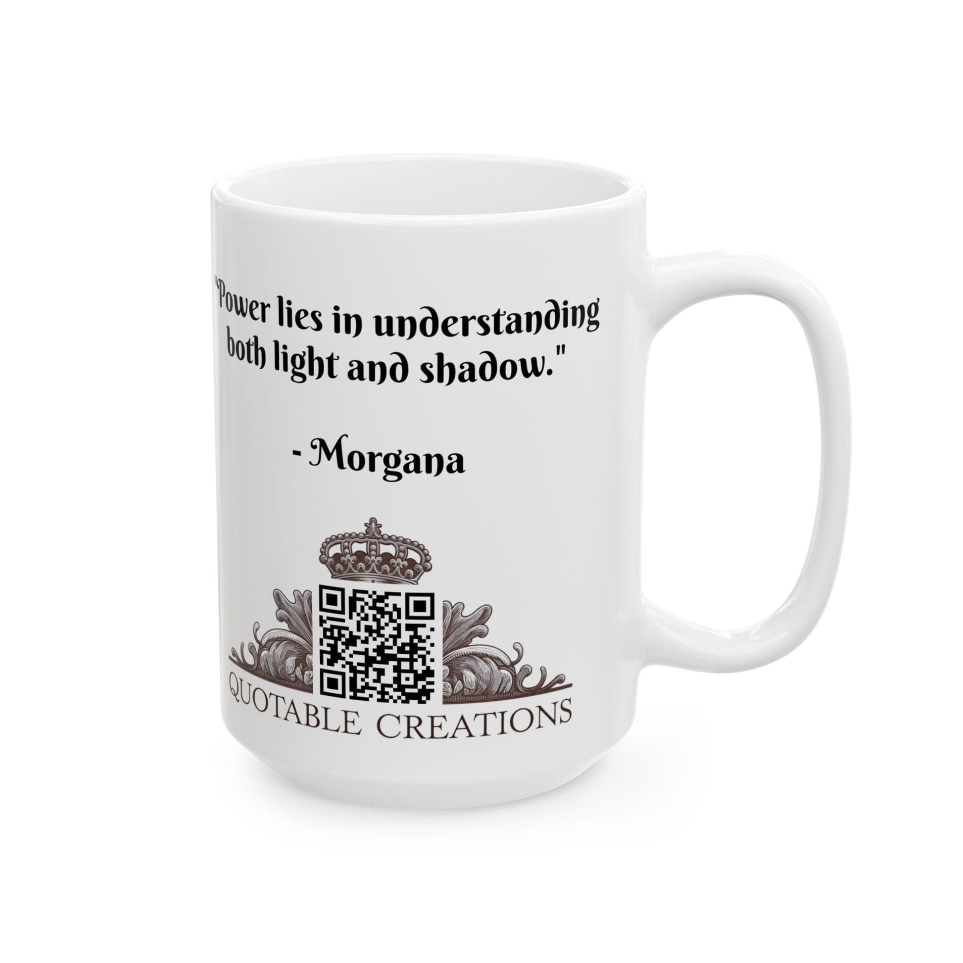 Printify Mug Mug - Morgana - Heroes & Quests Motivational QR Code Quote Video