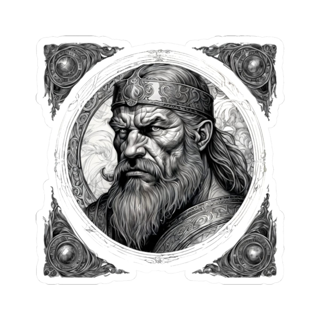 Printify Paper products 2" × 2" / White Beowulf - Heroes & Quests Kiss-Cut Stickers