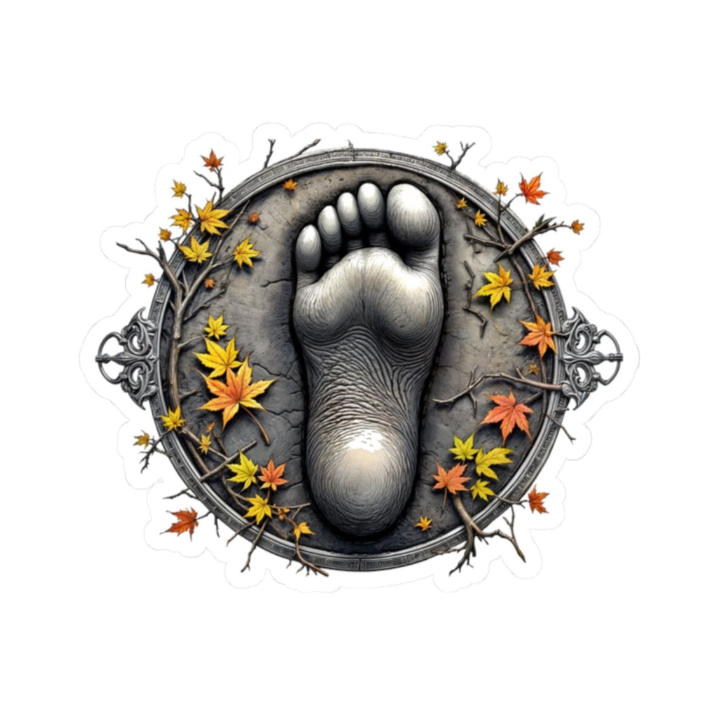 Printify Paper products 2" × 2" / White Bigfoot Lives - Bigfoot & Legends Kiss-Cut Stickers