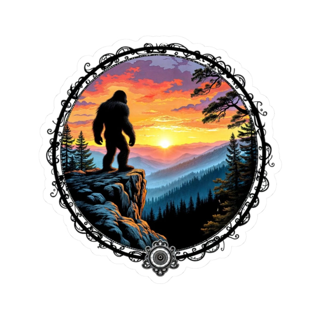 Printify Paper products 2" × 2" / White Capture the Legend - Bigfoot & Legends Kiss-Cut Stickers