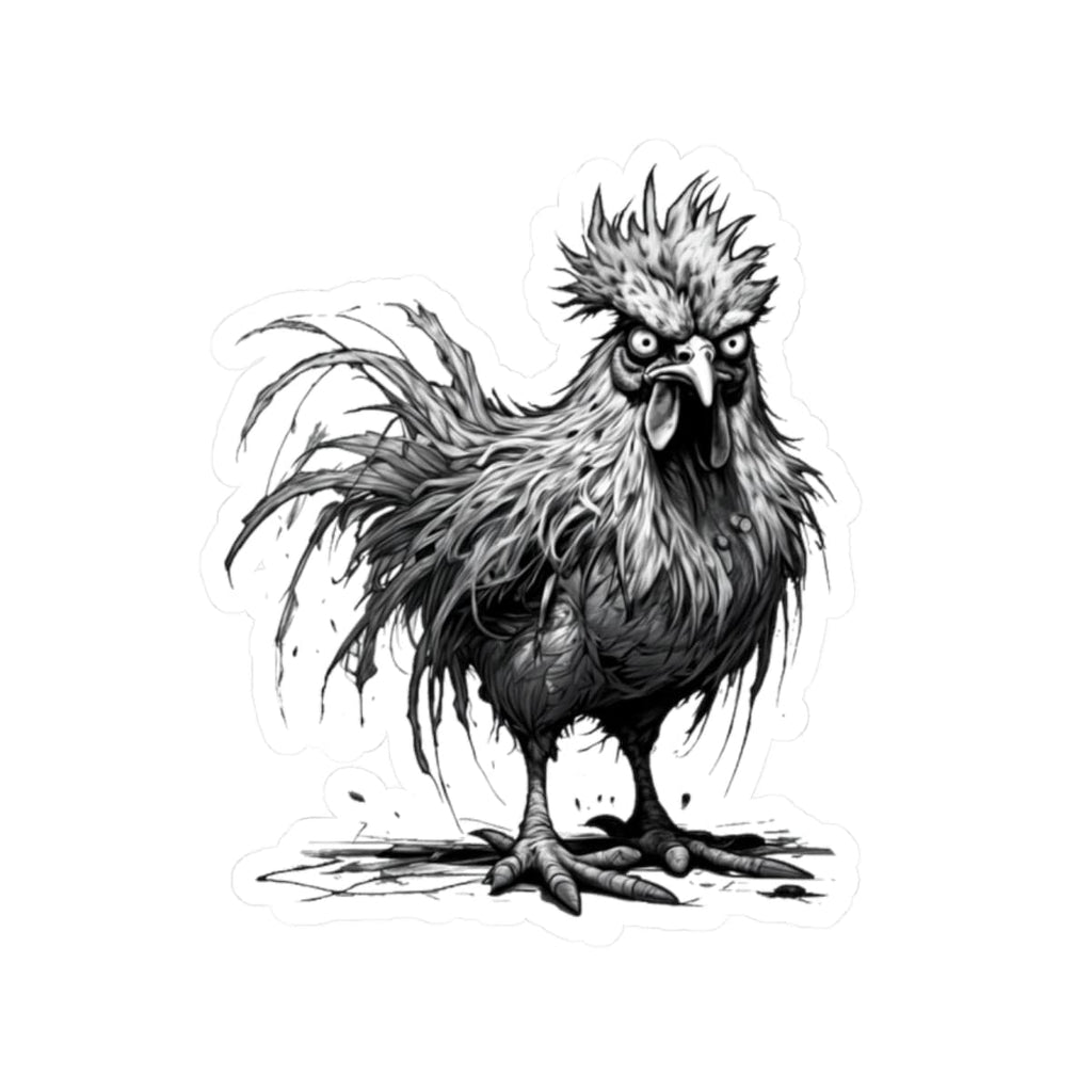 Printify Paper products 2" × 2" / White Chicken I'm Fine - Everything's Fine Kiss-Cut Stickers