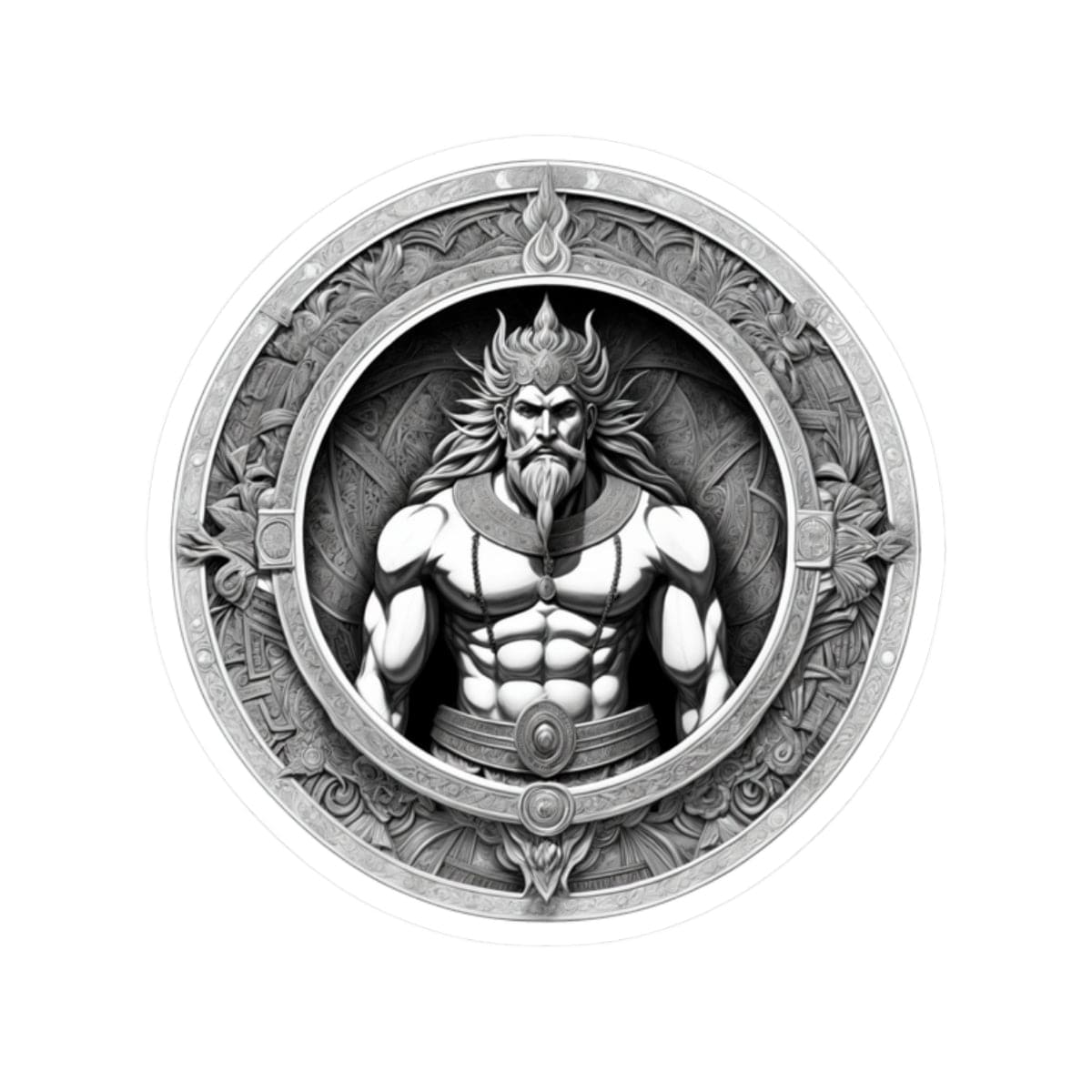 Printify Paper products 2" × 2" / White Gilgamesh - Heroes & Quests Kiss-Cut Stickers