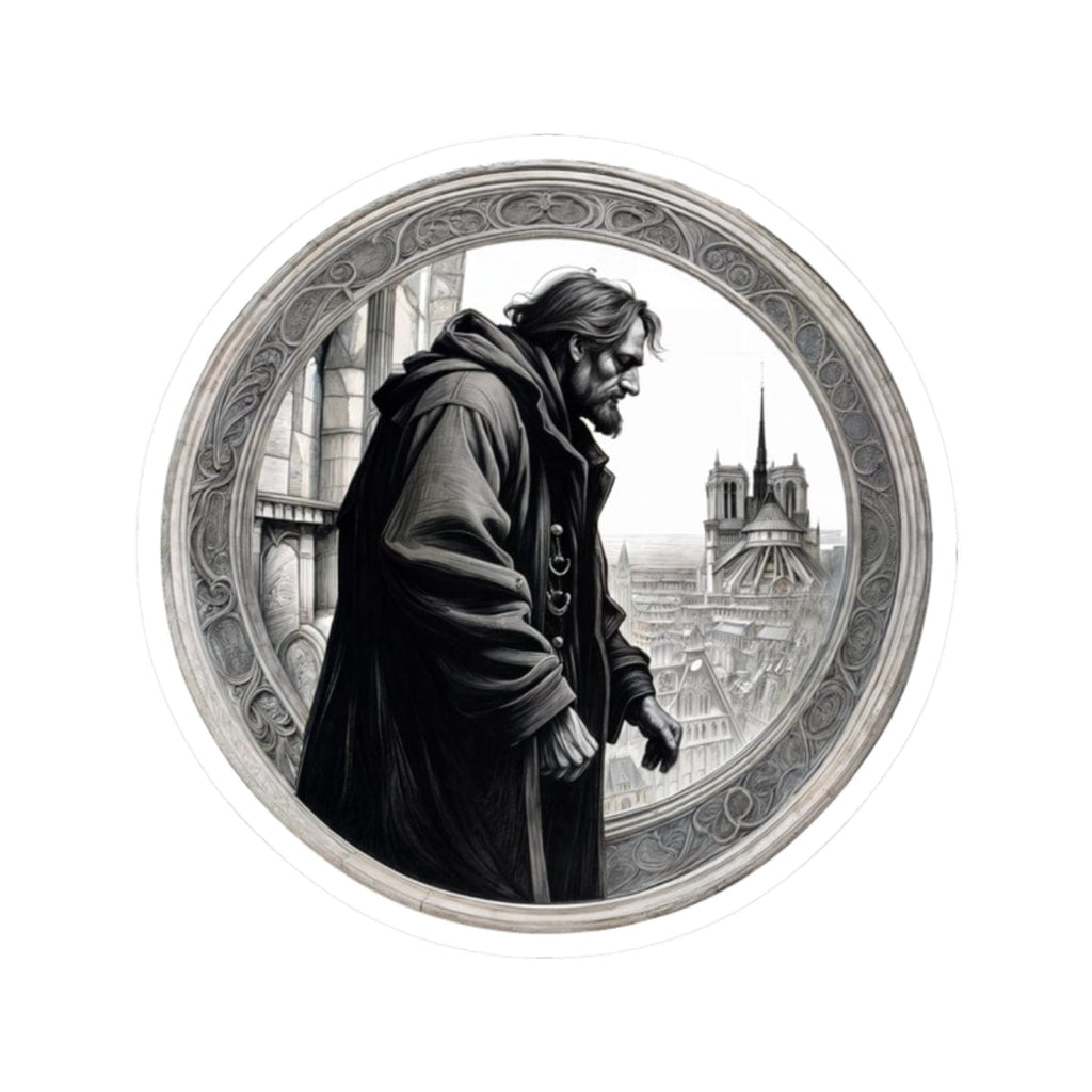 Printify Paper products 2" × 2" / White Hunchback of Notre Dame - Mysteries & Monsters Kiss-Cut Stickers