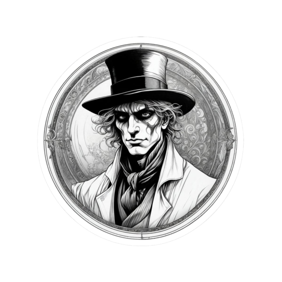 Printify Paper products 2" × 2" / White The Sandman - Mysteries & Monsters Kiss-Cut Stickers