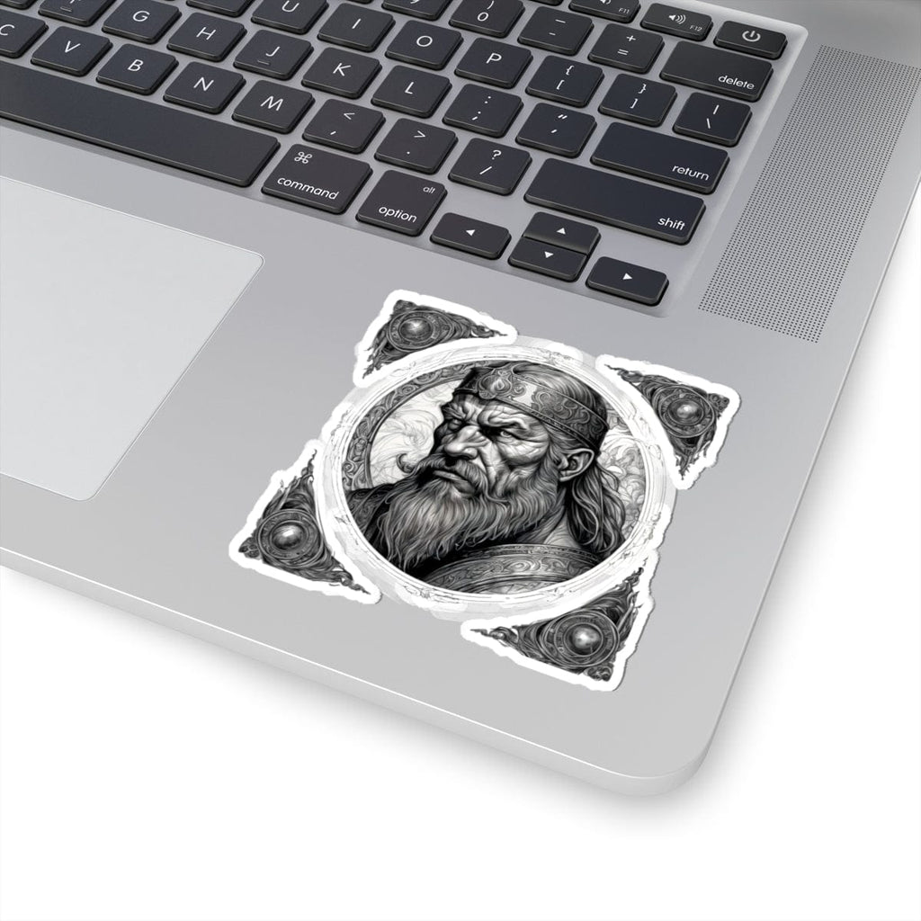 Printify Paper products 3" × 3" / White Beowulf - Heroes & Quests Kiss-Cut Stickers