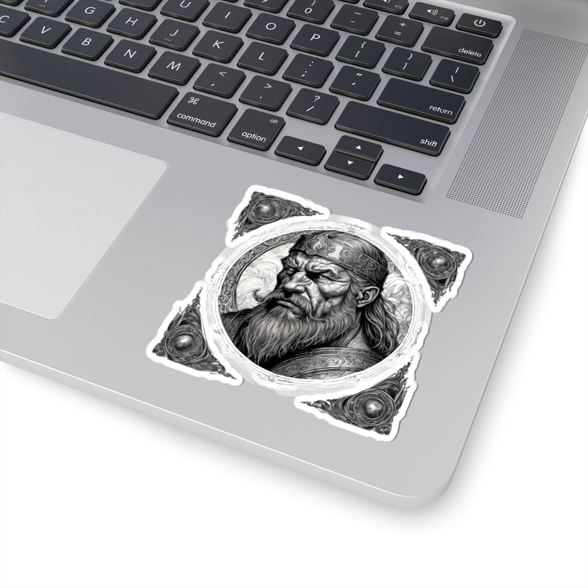 Printify Paper products 3" × 3" / White Beowulf - Heroes & Quests Kiss-Cut Stickers