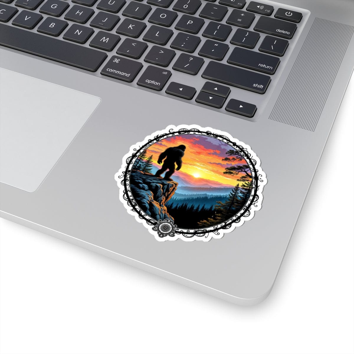 Printify Paper products 3" × 3" / White Capture the Legend - Bigfoot & Legends Kiss-Cut Stickers