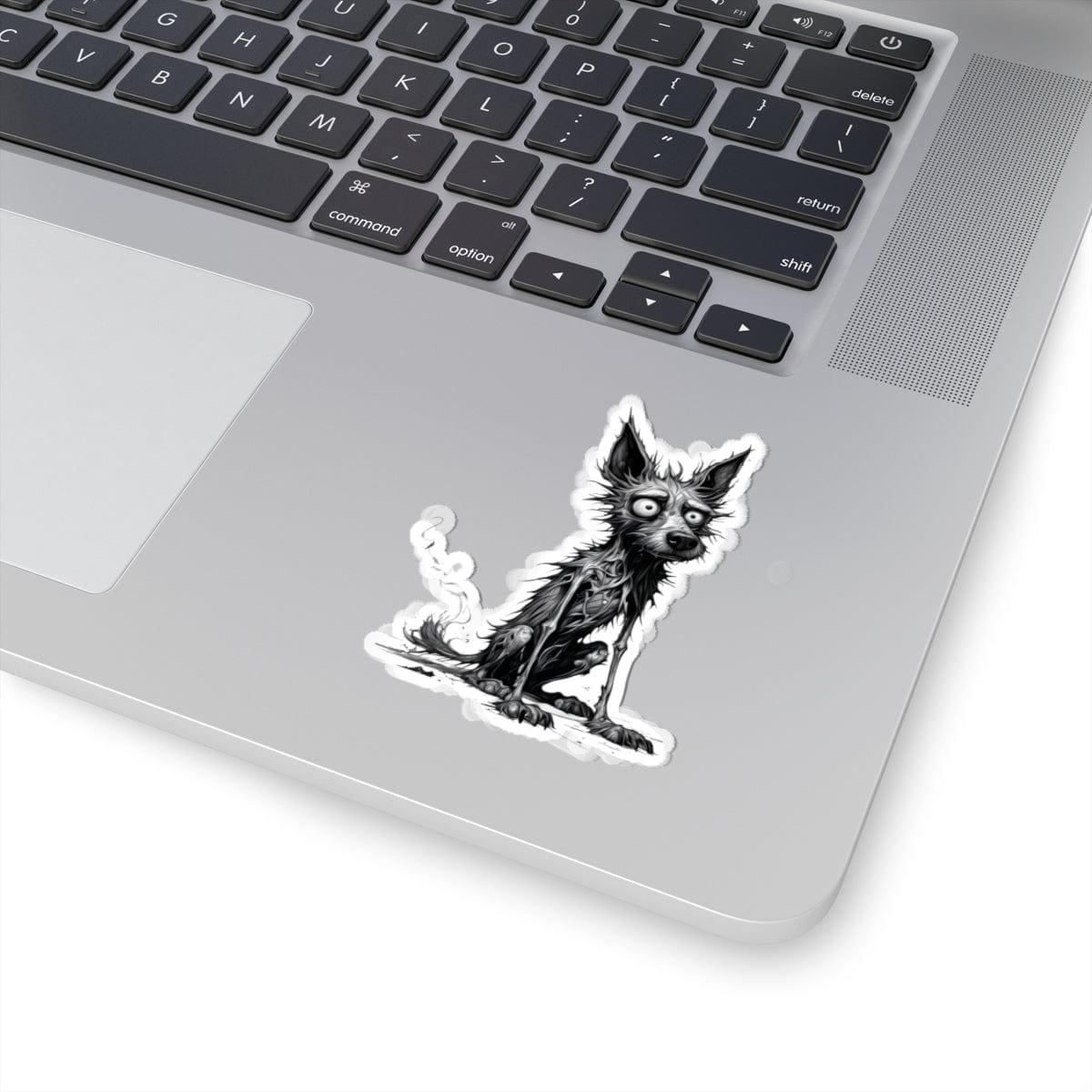 Printify Paper products 3" × 3" / White Dog I'm Fine - Everything's Fine Kiss-Cut Stickers