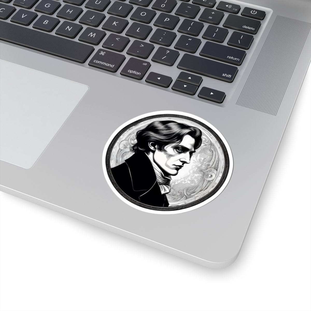 Printify Paper products 3" × 3" / White Dorian Gray - Mysteries & Monsters Kiss-Cut Stickers