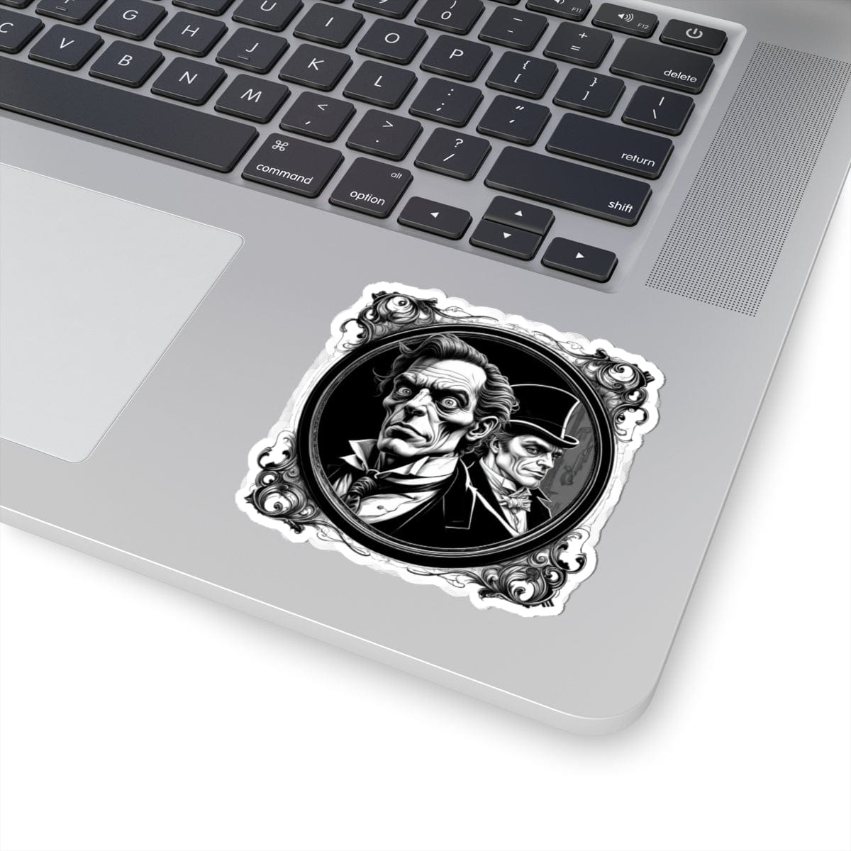 Printify Paper products 3" × 3" / White Dr. Jekyll and Mr. Hyde - Mysteries & Monsters Kiss-Cut Stickers