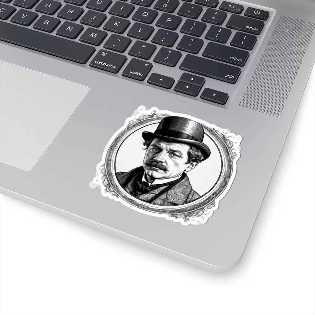 Printify Paper products 3" × 3" / White Dr. Watson - Mysteries & Monsters Kiss-Cut Stickers