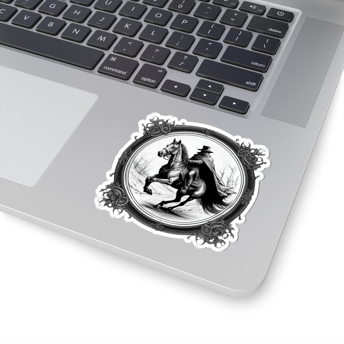 Printify Paper products 3" × 3" / White Headless Horseman - Mysteries & Monsters Kiss-Cut Stickers
