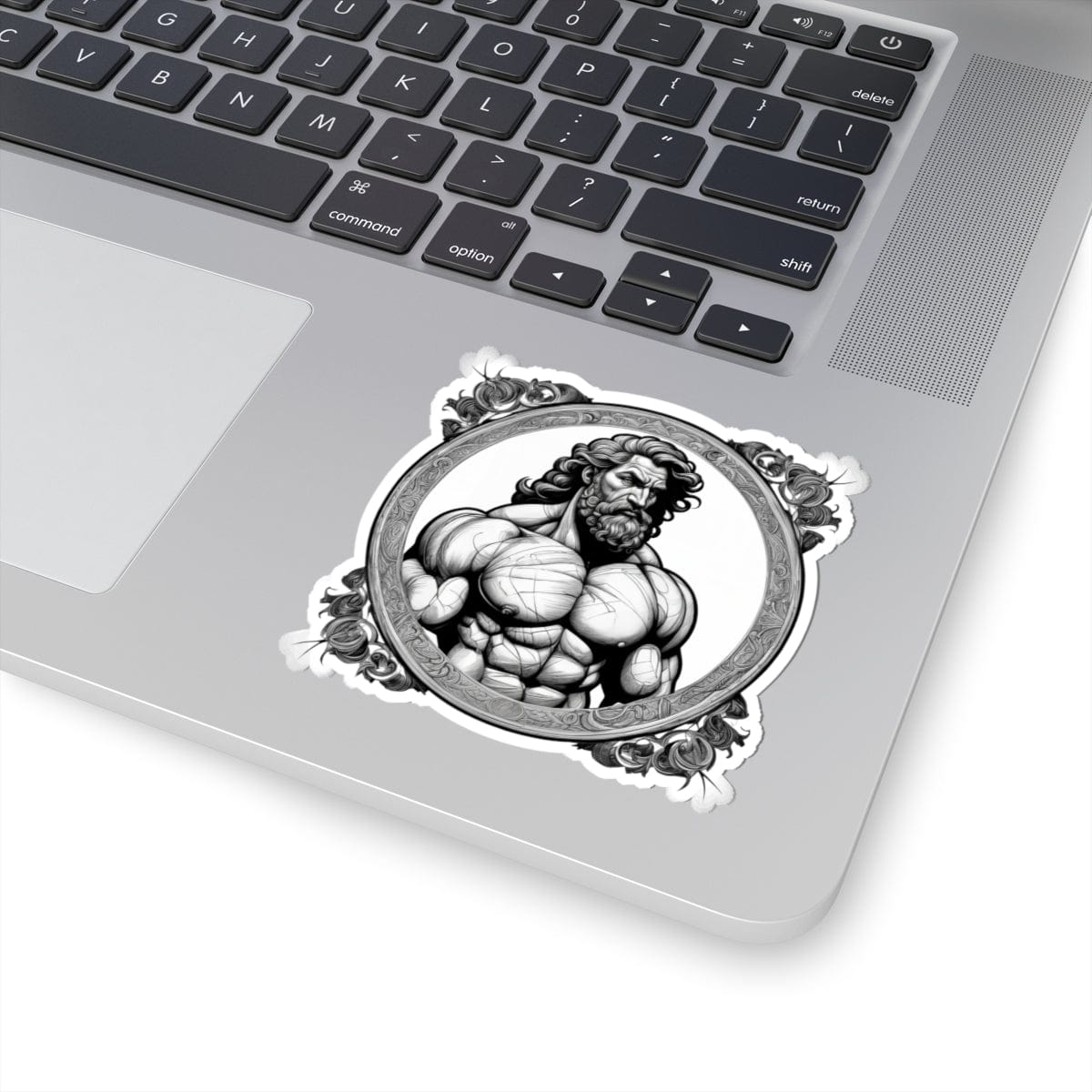 Printify Paper products 3" × 3" / White Hercules - Heroes & Quests Kiss-Cut Stickers