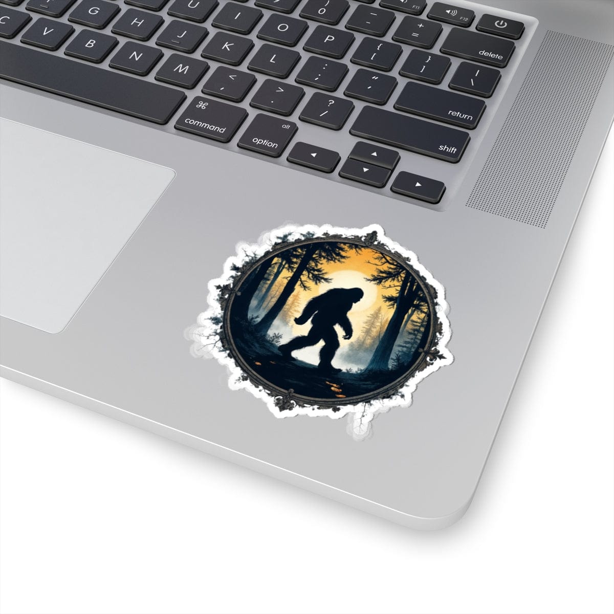 Printify Paper products 3" × 3" / White In Search of Sasquatch - Bigfoot & Legends Kiss-Cut Stickers