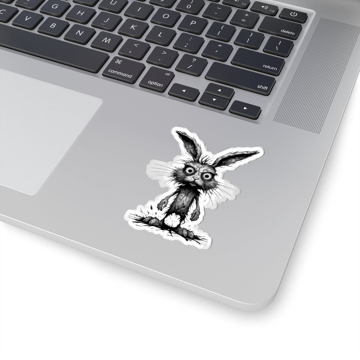 Printify Paper products 3" × 3" / White Rabbit I'm Fine - Everything's Fine Kiss-Cut Stickers