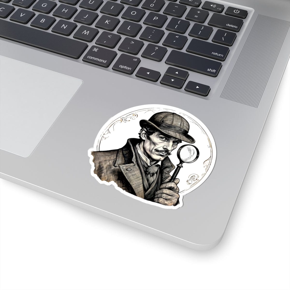 Printify Paper products 3" × 3" / White Sherlock Holmes - Mysteries & Monsters Kiss-Cut Stickers