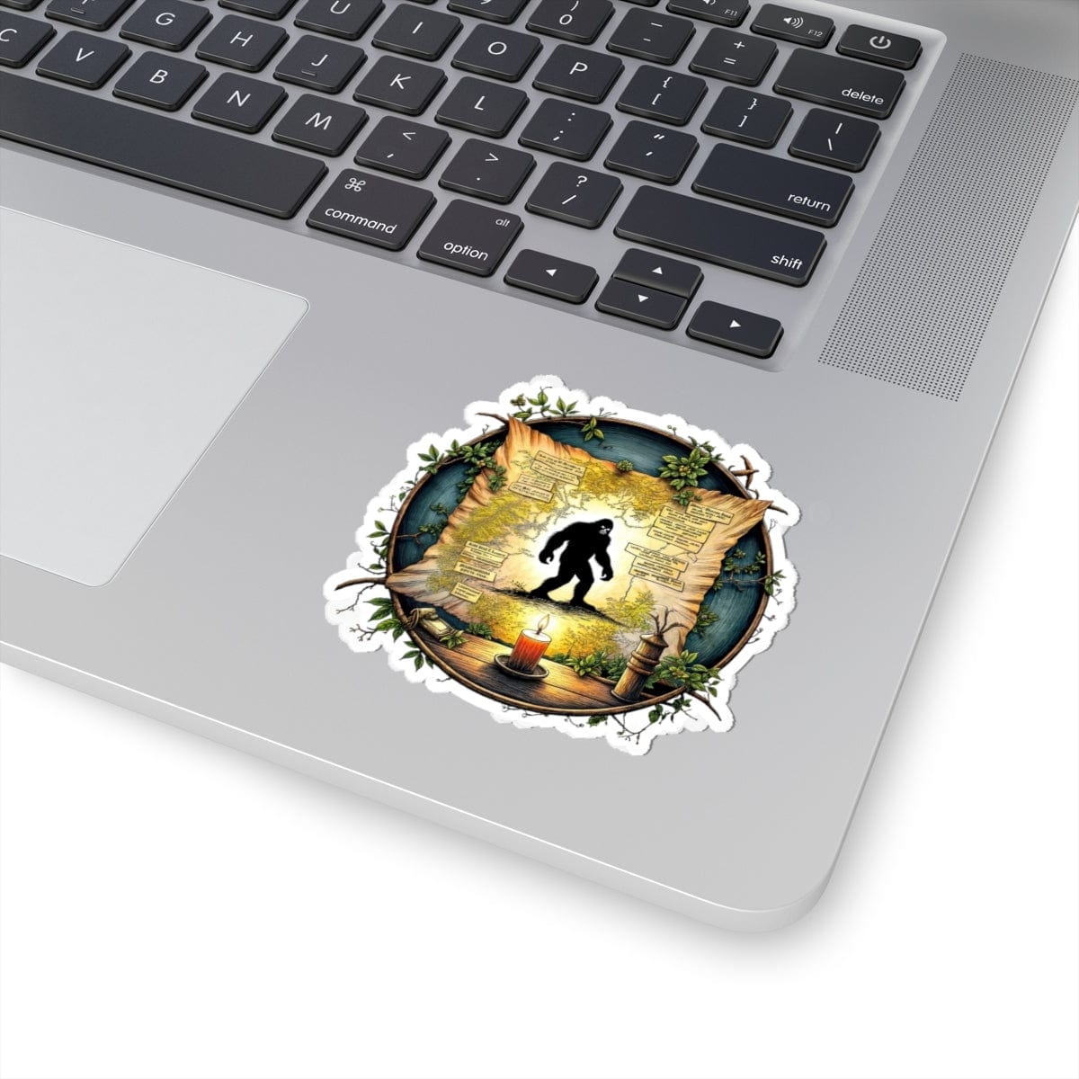 Printify Paper products 3" × 3" / White Uncover the Myth - Bigfoot & Legends Kiss-Cut Stickers