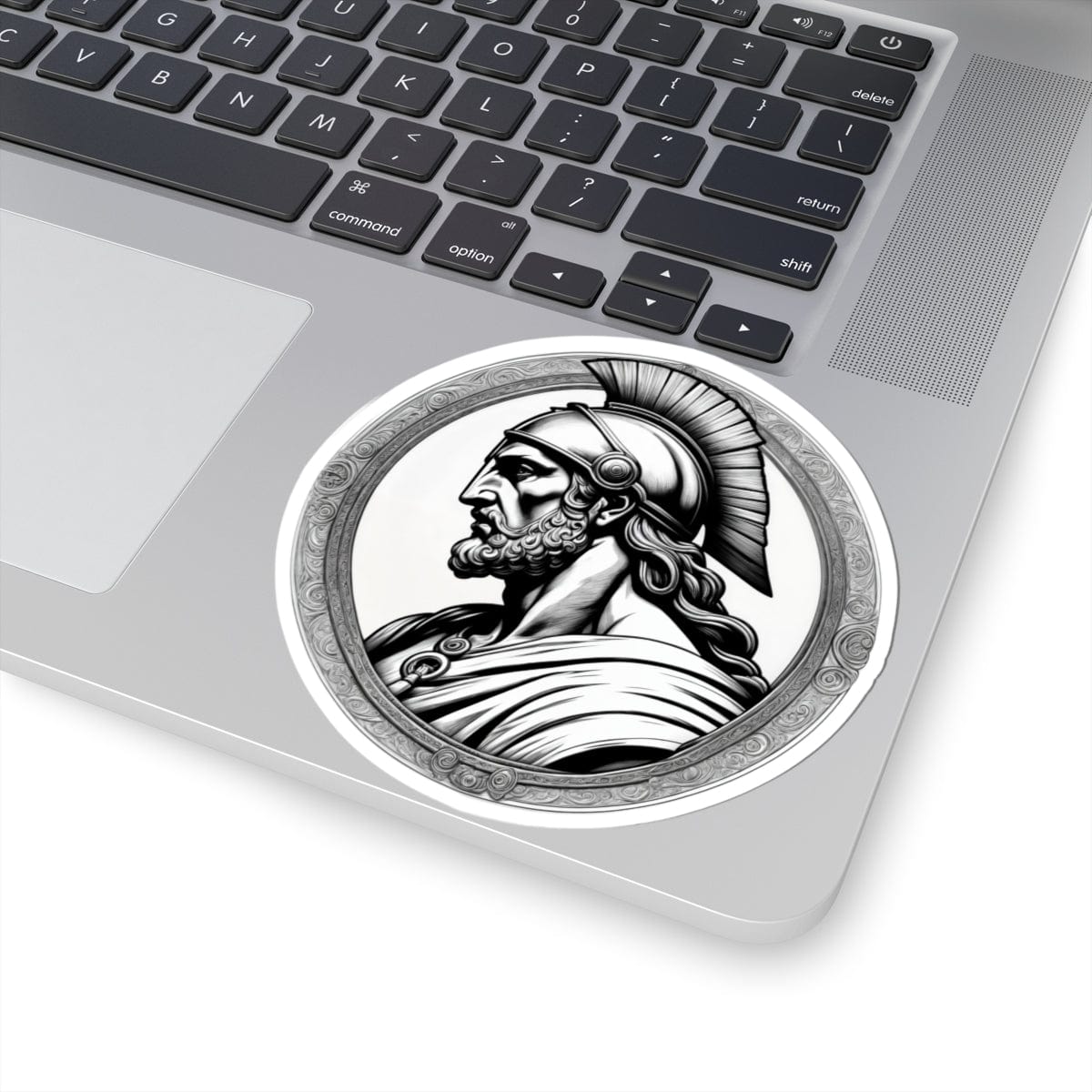 Printify Paper products 4" × 4" / White Achilles - Heroes & Quests Kiss-Cut Stickers