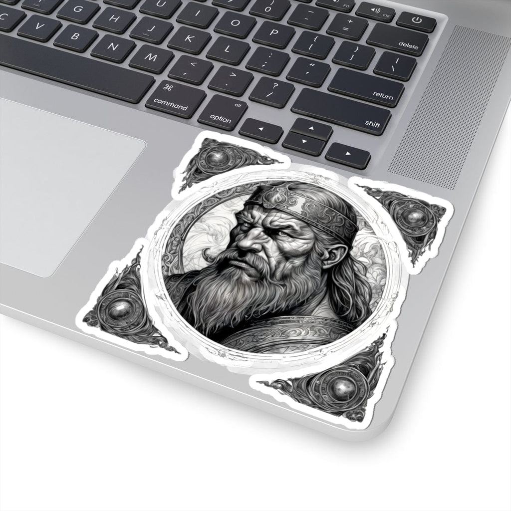 Printify Paper products 4" × 4" / White Beowulf - Heroes & Quests Kiss-Cut Stickers