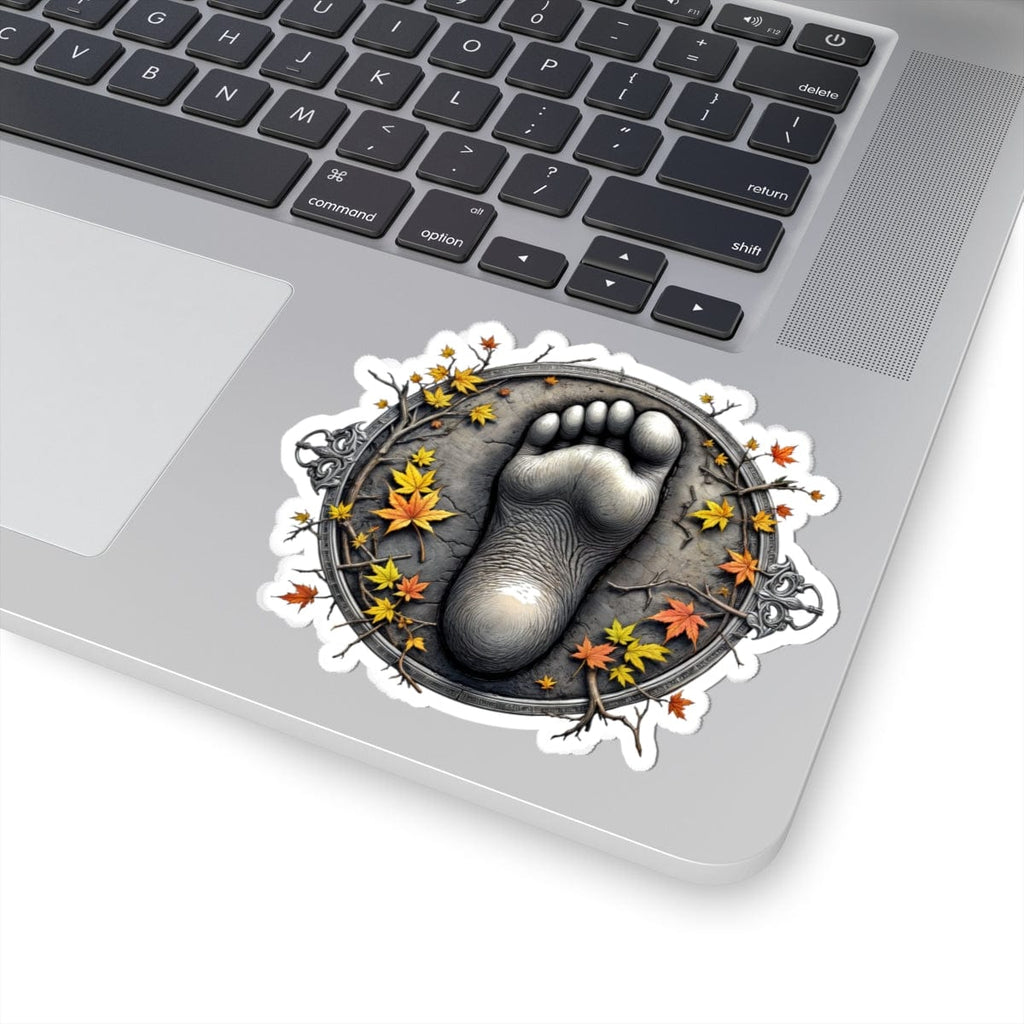 Printify Paper products 4" × 4" / White Bigfoot Lives - Bigfoot & Legends Kiss-Cut Stickers