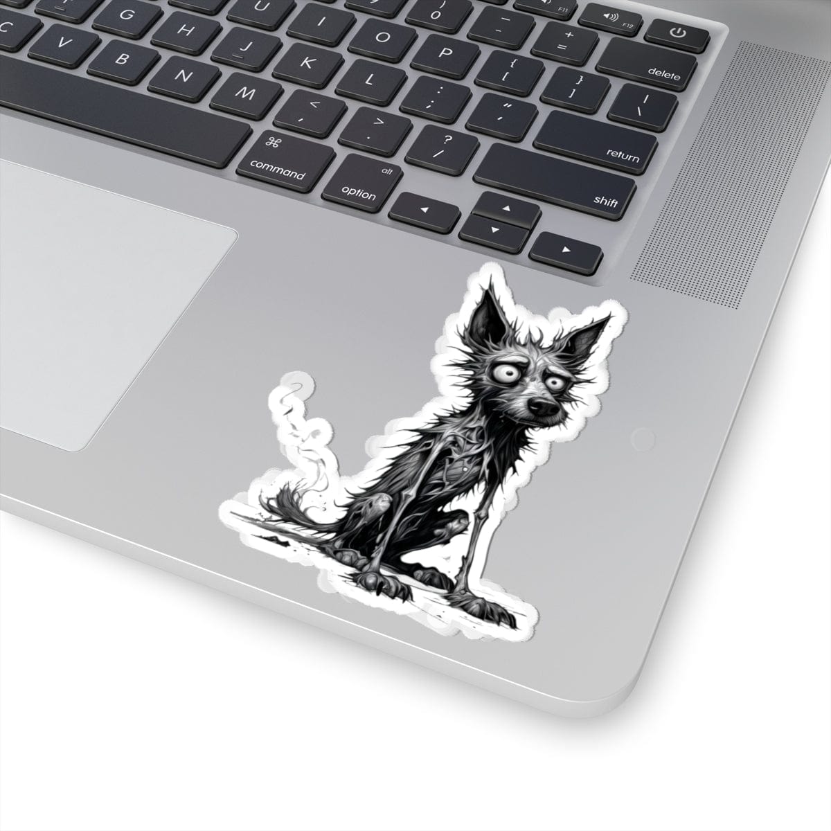 Printify Paper products 4" × 4" / White Dog I'm Fine - Everything's Fine Kiss-Cut Stickers